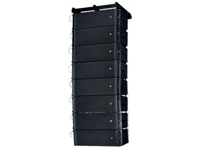 Dual 8 inch high output passive line array system