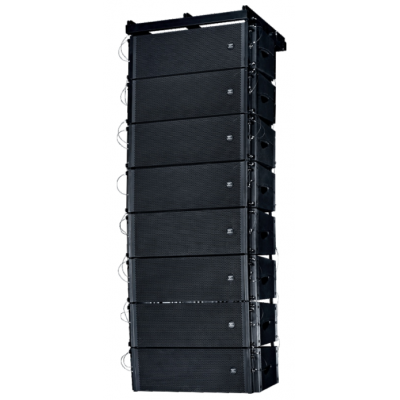 Dual 8 inch high output passive line array system